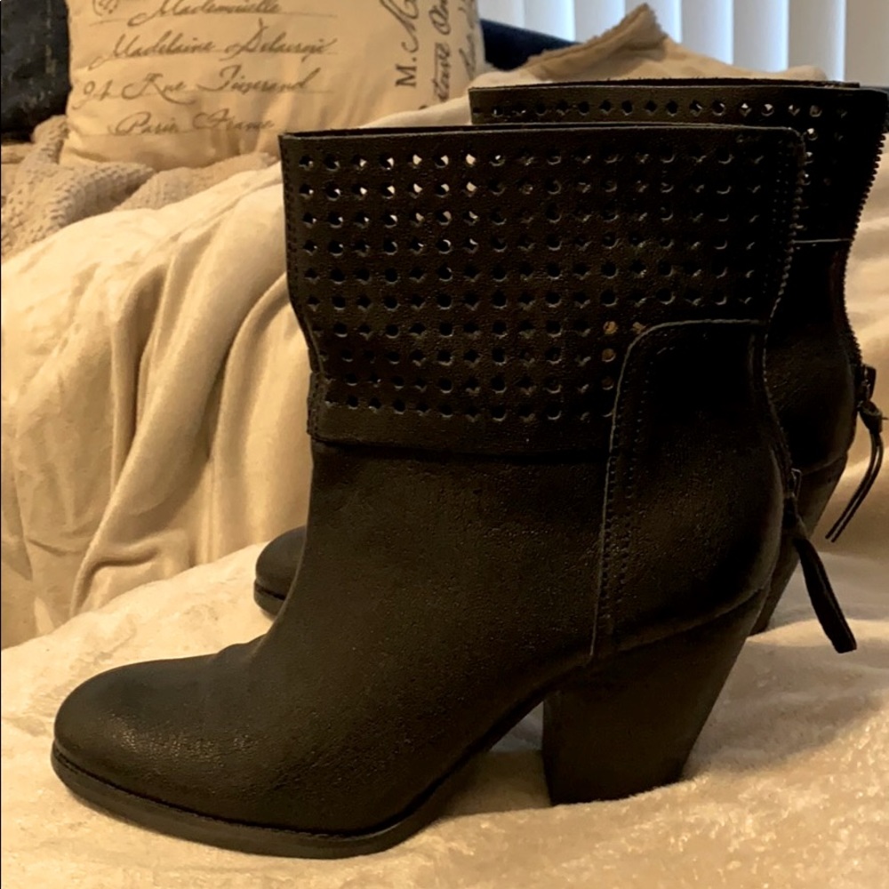 Black beauty booties by Nine West... worn once!